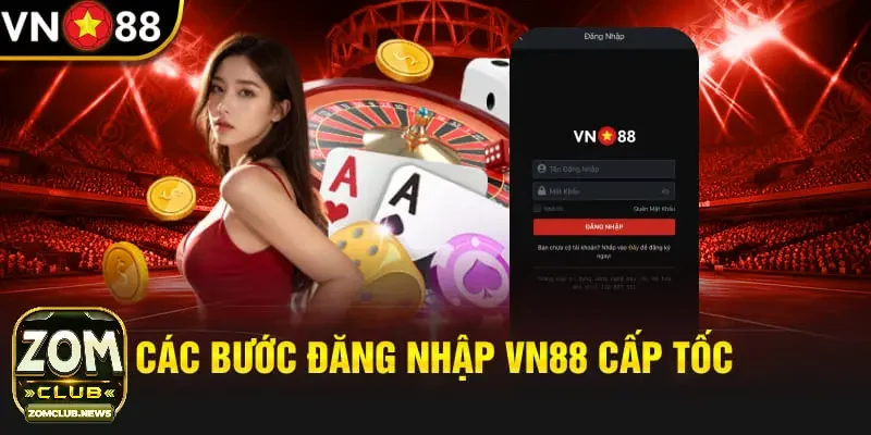 Các bước đăng nhập Vn88 uy tín số 1 cho người mới